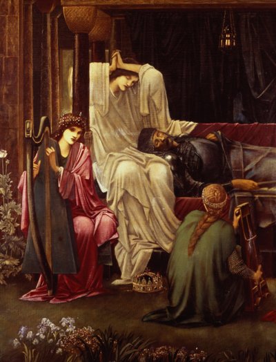 The Last Sleep of Arthur in Avalon (detail) by Edward Burne Jones
